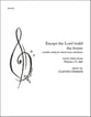 Except the Lord build the house SAB choral sheet music cover
